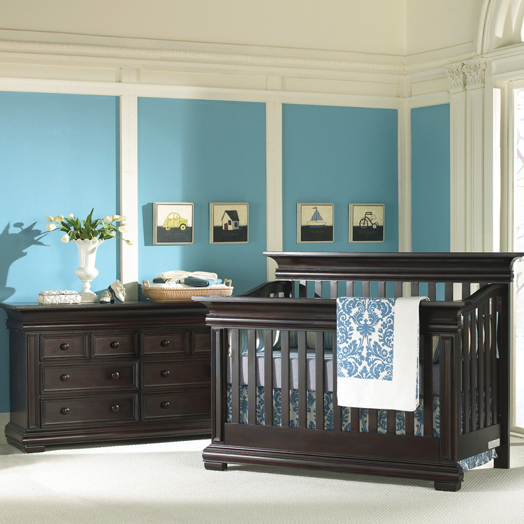 navy blue crib and dresser Navy Blue Cribs - Designer Picks