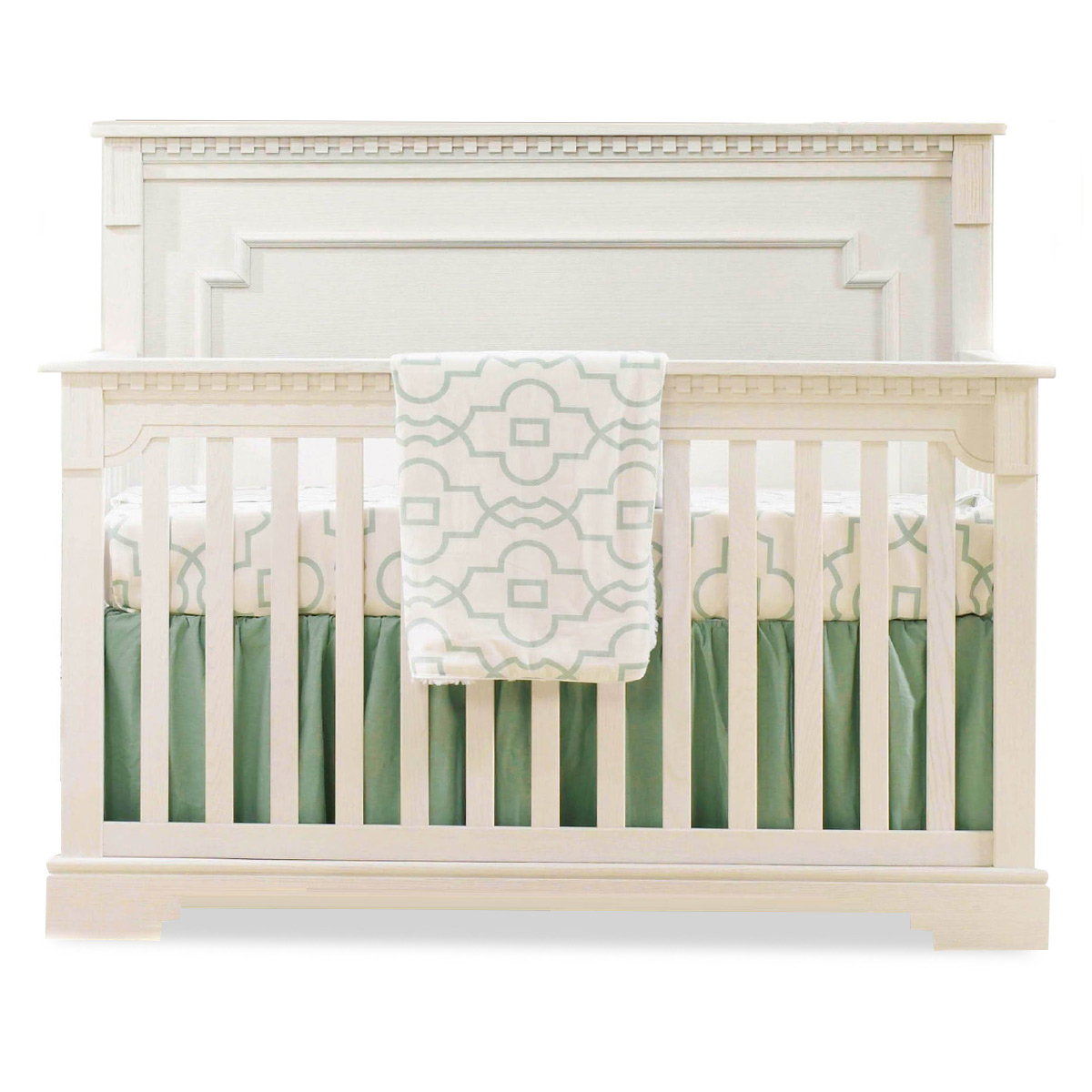 Natart Ithaca 4in1 Convertible Crib in White FREE SHIPPING
