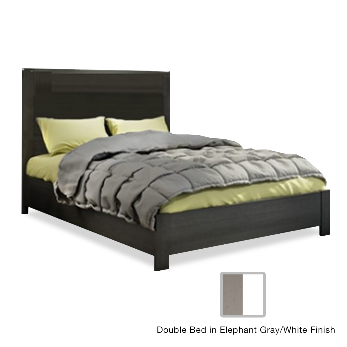 Nest Milano Double Bed in French White FREE SHIPPING 817.18