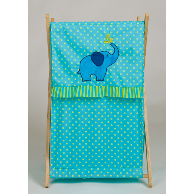 Pam Grace Creations Zigzag Elephant Laundry Hamper FREE SHIPPING