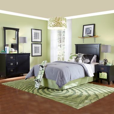 Powell Mission Bedroom in a Box in Black - Click to enlarge