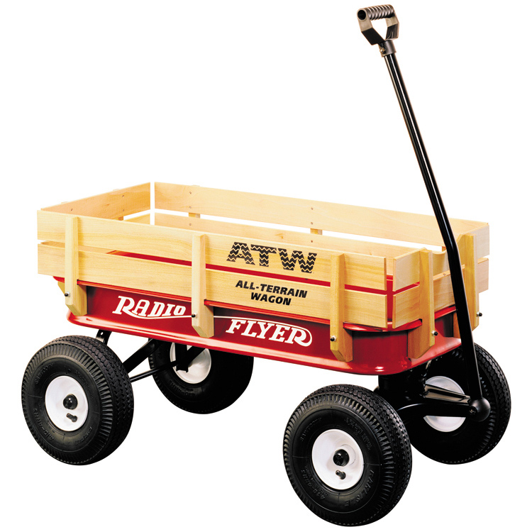 Radio Flyer Kids All-Terrain Steel & Wood Wagon - FREE SHIPPING