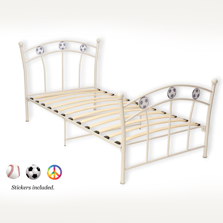 Sleep Harmony Glideaway Youth Metal Twin Bed in White FREE SHIPPING