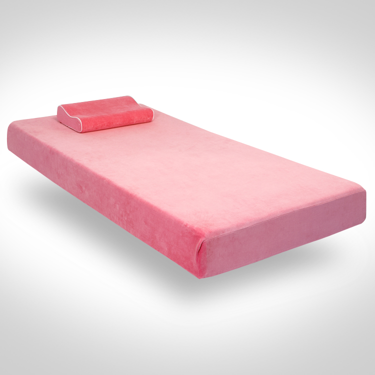 Sleep Harmony Jubilee Twin Youth Memory Foam Mattress in Pink FREE