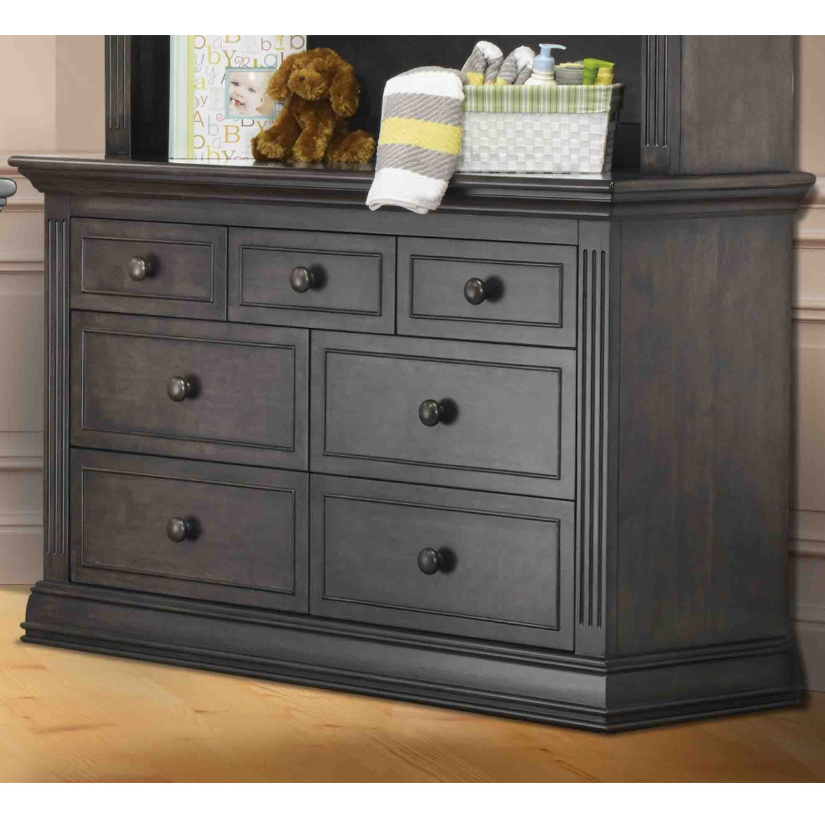sorelle dresser grey Sorelle Furniture Providence Crib and Dresser Set