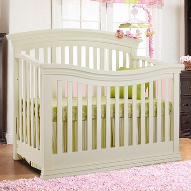 Sorelle Verona 4 in 1 Convertible Crib in French White FREE SHIPPING