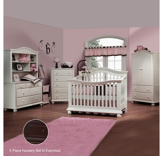 crib dresser set Child Craft Scout 4-in-1 Convertible Baby Nursery Furniture DURABLE WOOD NURSERY FURNITURE PALI Pali Como Forever Crib