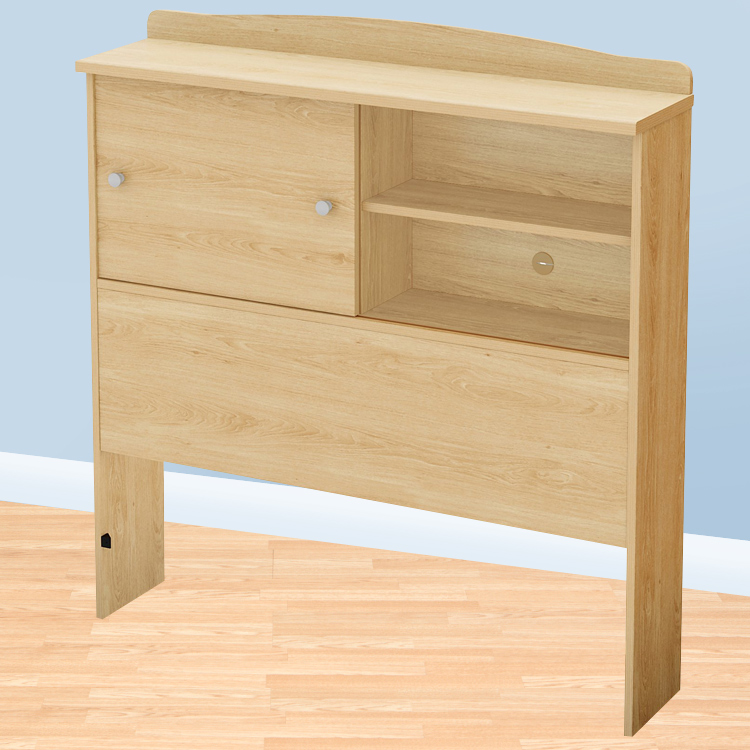 Southshore Clever Room Twin Bookcase Headboard in Maple FREE SHIPPING