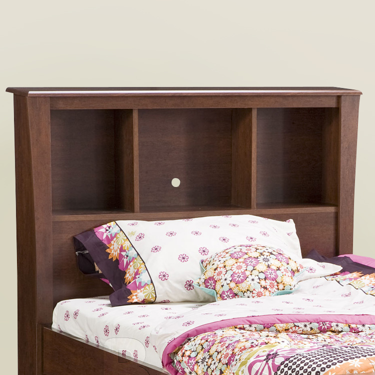 SouthShore Jumper Twin Bookcase Headboard in Classic Cherry 3268 FREE
