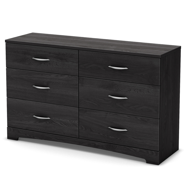 south shore grey oak dresser Southshore Step One Double Dresser In Gray Oak FREE SHIPPING