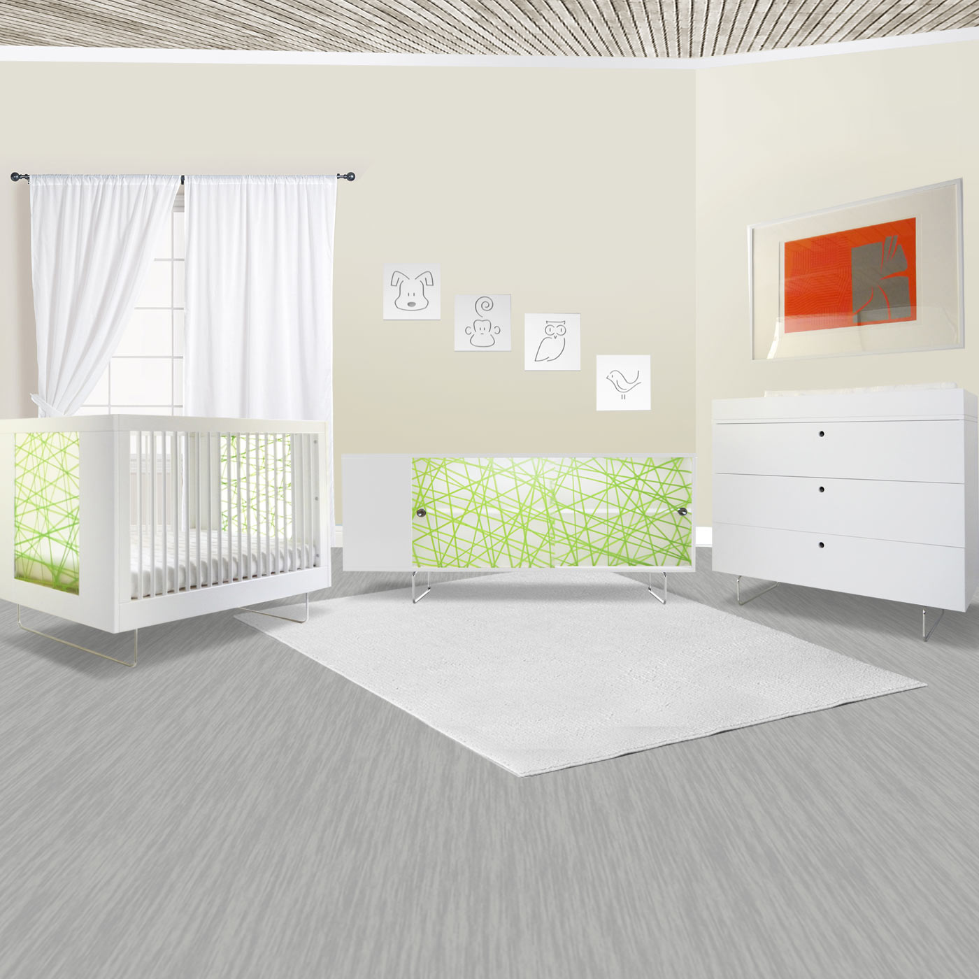 pale green dress shirt 3 Drawer Dresser – Maxtrix Kids main image 0