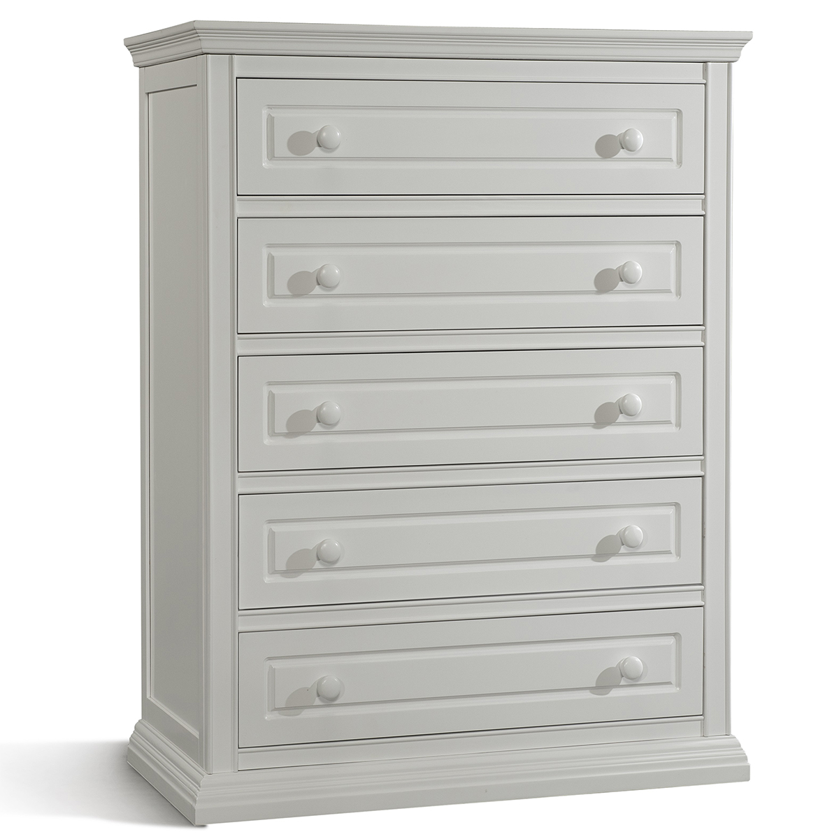 Storkcraft Concord 5 Drawer Dresser with Tufflink Assembly in White FREE  SHIPPING