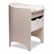 Tulip Leander Changing Table and Pad in White Wash