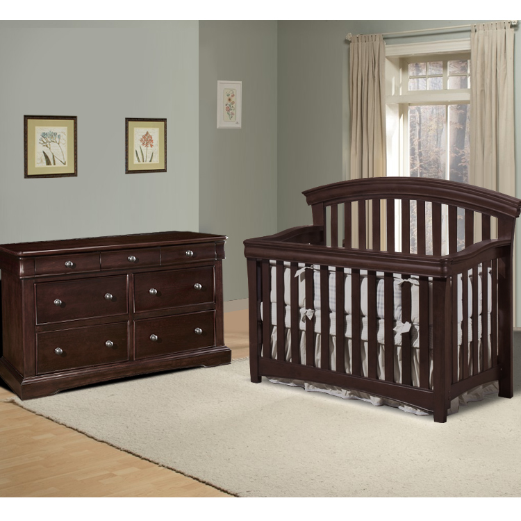 Westwood Design 2 Piece Nursery Set Stratton Convertible Crib and