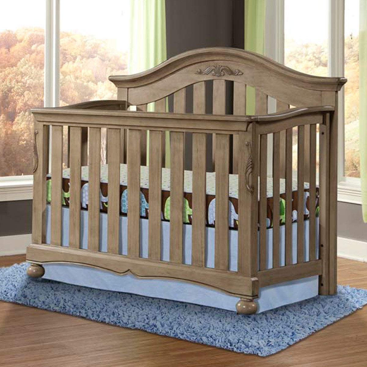 Westwood Design Meadowdale 2 Piece Nursery Set - 4 in 1 Convertible Crib  and Double Dresser in Vintage FREE SHIPPING