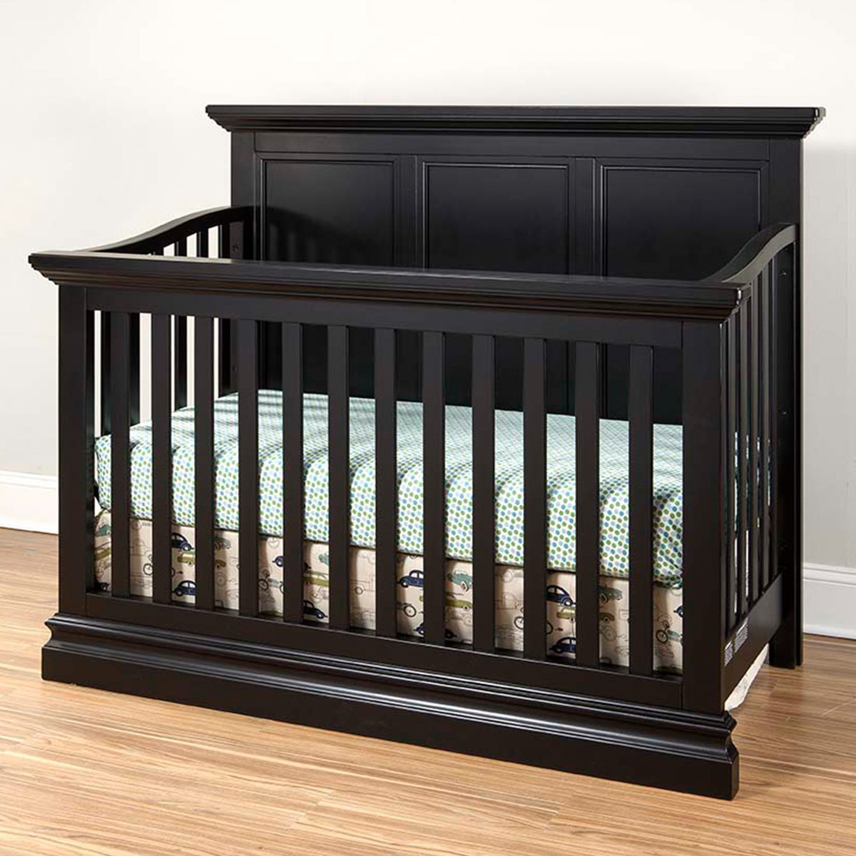 westwood design pine ridge dresser Convertible Panel Crib in Black India Cotton Blade Maxi Crib open metal pulls and Category:CLUB DRESSES Color:#26-Cream
