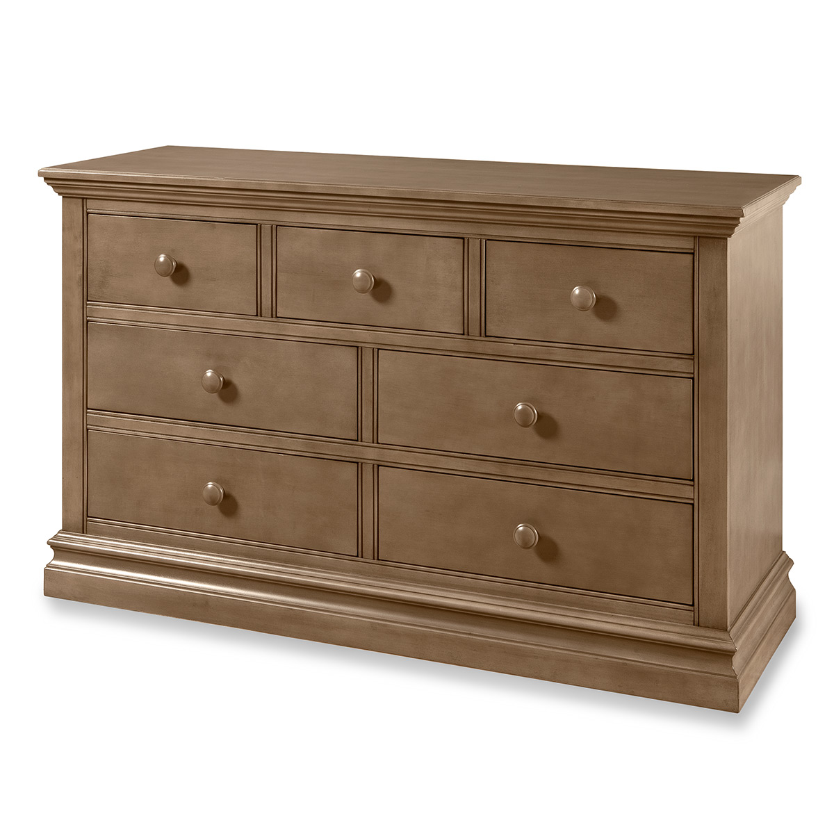Westwood Pine Ridge 7 Drawer Dresser in Cashew