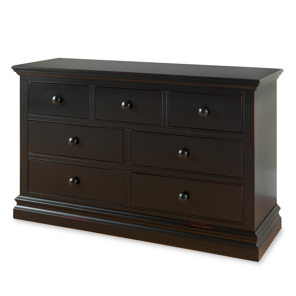 Westwood Design Stone Harbor 7 Drawer Dresser in Black FREE SHIPPING