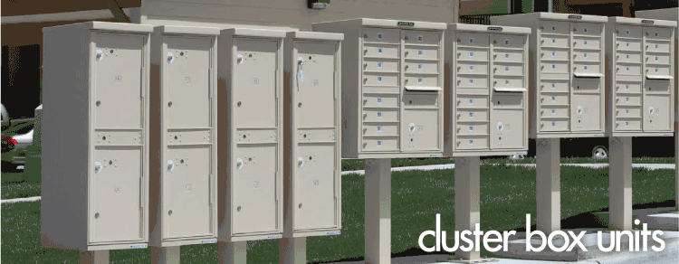 Cluster Box Units (CBU Mailboxes)