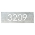 Custom plasma-cut address plaque. Made out of 3/16 aluminum sheet. 