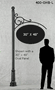 Large Decorative Posts for Oval Hanging Sign