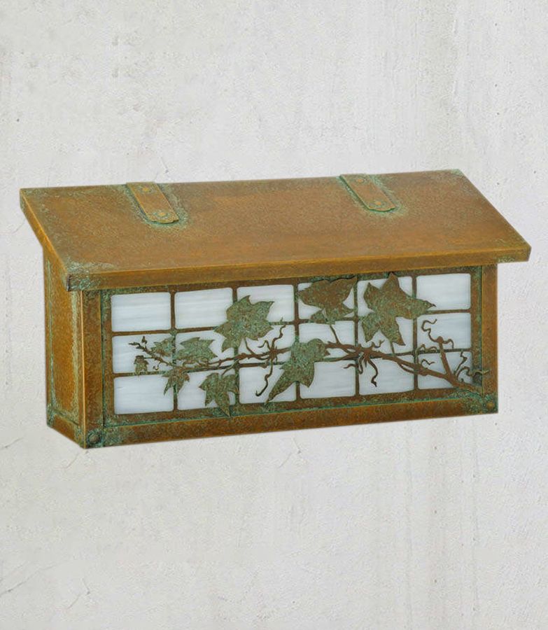 English Ivy Horizontal Wall Mount Mailbox