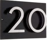 Floating Modern 6" Number Horizontal Address Plaque (1-5 Digits)