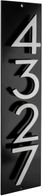 Floating Modern 4" Number Vertical Address Plaque (1-5 Digits)