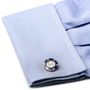 $100 Purple Poker Chip Cufflinks-CLI-CC-POK1-PRP