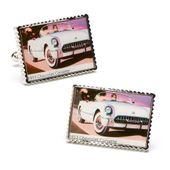 1953 Chevrolet Corvette Stamp Cufflinks