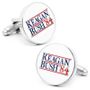1984 Reagan Bush Button Cufflinks