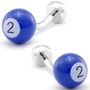 "2" Billiards Ball Cufflinks-CL-CH-156166