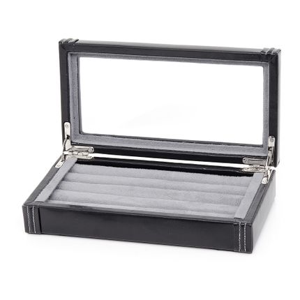 20 Pair Genuine Calfskin Cufflinks Case
