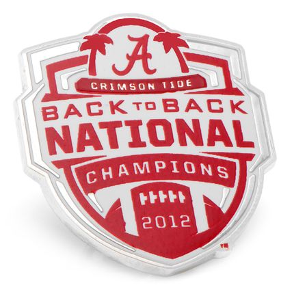 2012 University of Alabama National Champions Lapel Pin