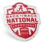 2012 University of Alabama National Champions Lapel Pin