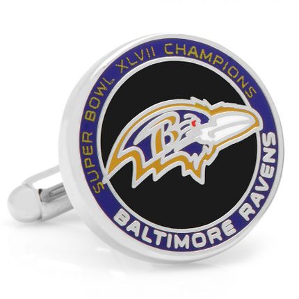 2013 Baltimore Ravens Superbowl Champions Cufflinks