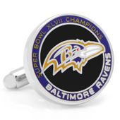 2013 Baltimore Ravens Superbowl Champions Cufflinks