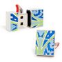 2Gb Blue/Green Paisley Usb Flash Drive Cufflinks