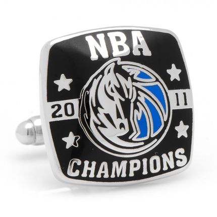 3D Dallas Mavericks 2011 Championship Cufflinks
