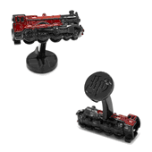 3D Hogwarts Express Cufflinks