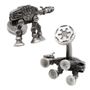3D Palladium AT-AT Walker Cufflinks