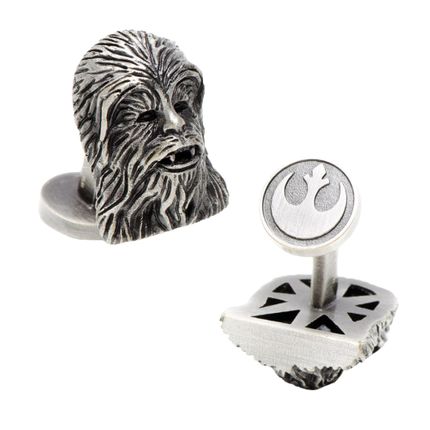 3D Palladium Chewbacca Cufflinks