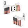 4GB USA Flag USB Flash Drive Cufflinks