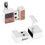 4GB USA Flag USB Flash Drive Cufflinks