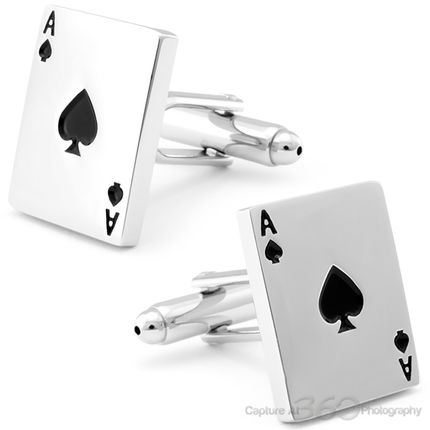 Ace Of Spades Cufflinks