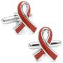 Aids Awareness Ribbon Cufflinks
