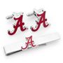 Alabama Crimson Tide Cufflinks And Tie Bar Gift Set