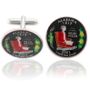 Alabamian Quarter Coin Cuff Links