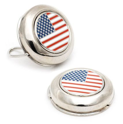 American Flag Button Covers