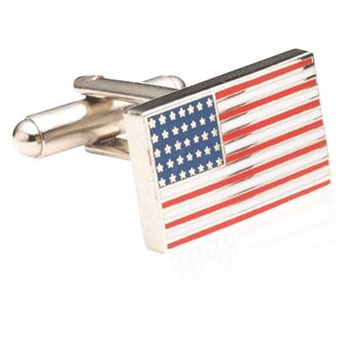 American Flag Cufflinks